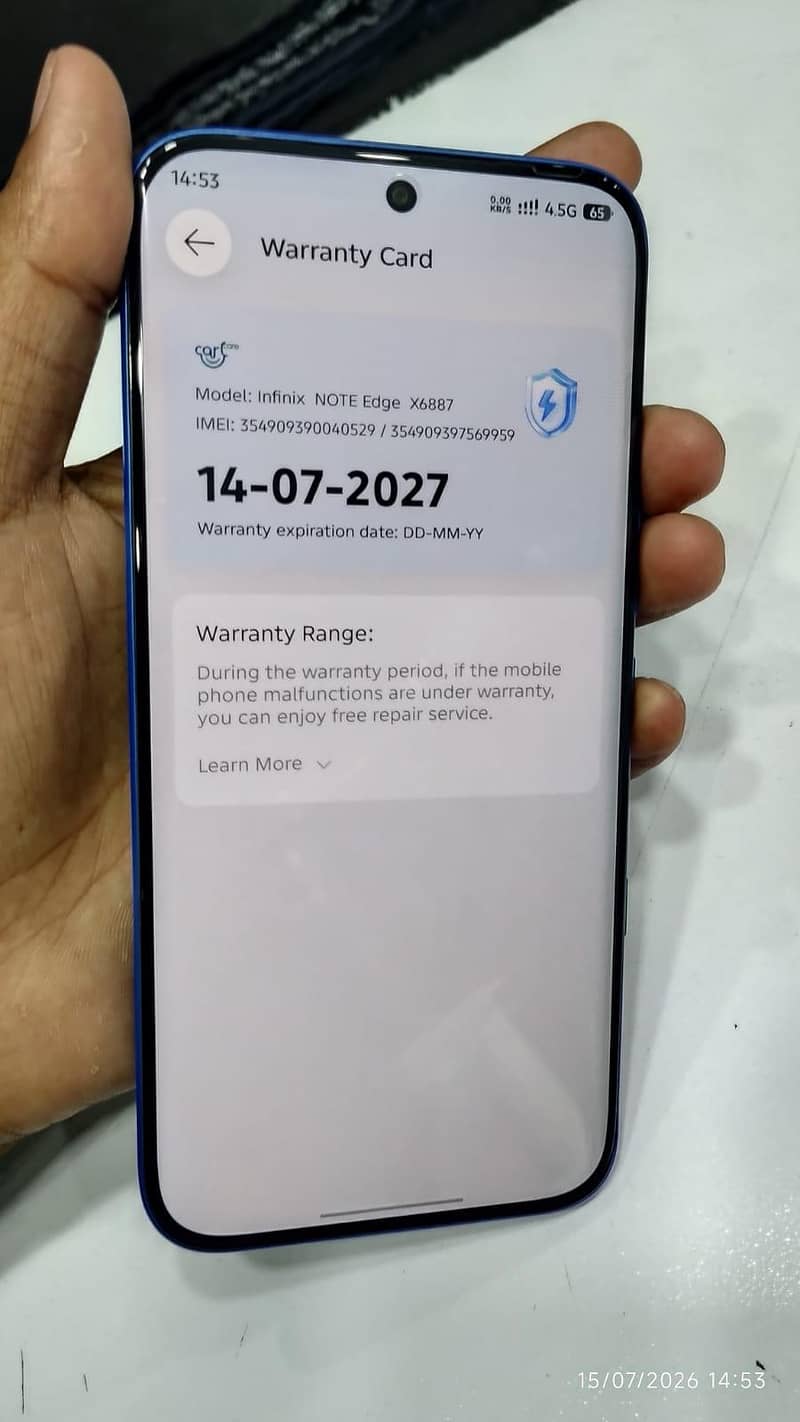 Infinix note edge 1