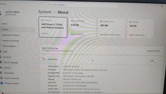 hp Laptop For sell