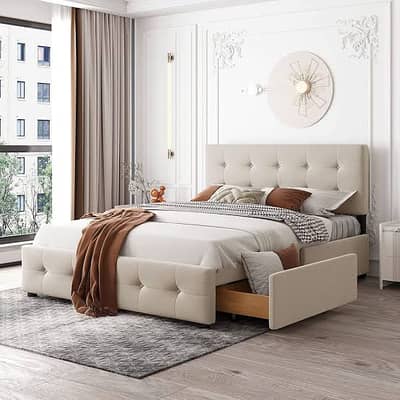 Bubble bed / Bed set / wooden bed / double bed / king size bed / bed