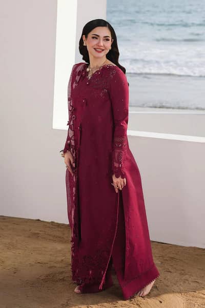 Qalamkar Luxury Lawn Unstitched Embroidered Collection NELAM
