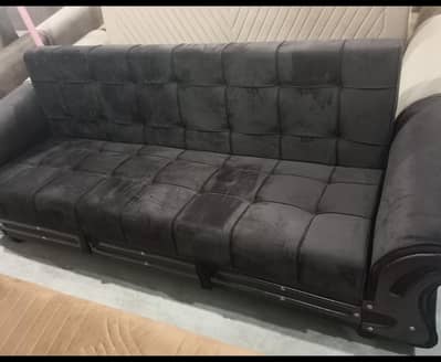 wooden sofa cumbed