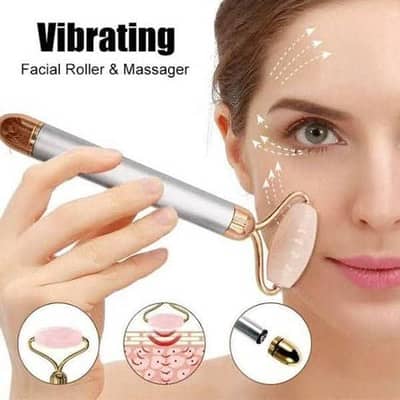 Vibrating Facial Roller for Puffiness & Circulation ( FREE DELIVERY )
