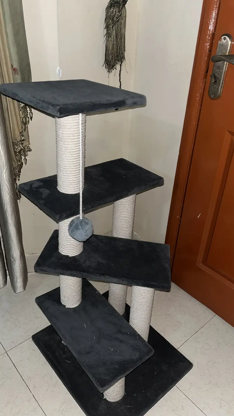 Cat Tree (Scratching Posts & Hanging Toy) — photo 2