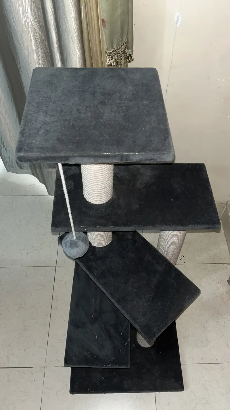 Cat Tree (Scratching Posts & Hanging Toy) — photo 3