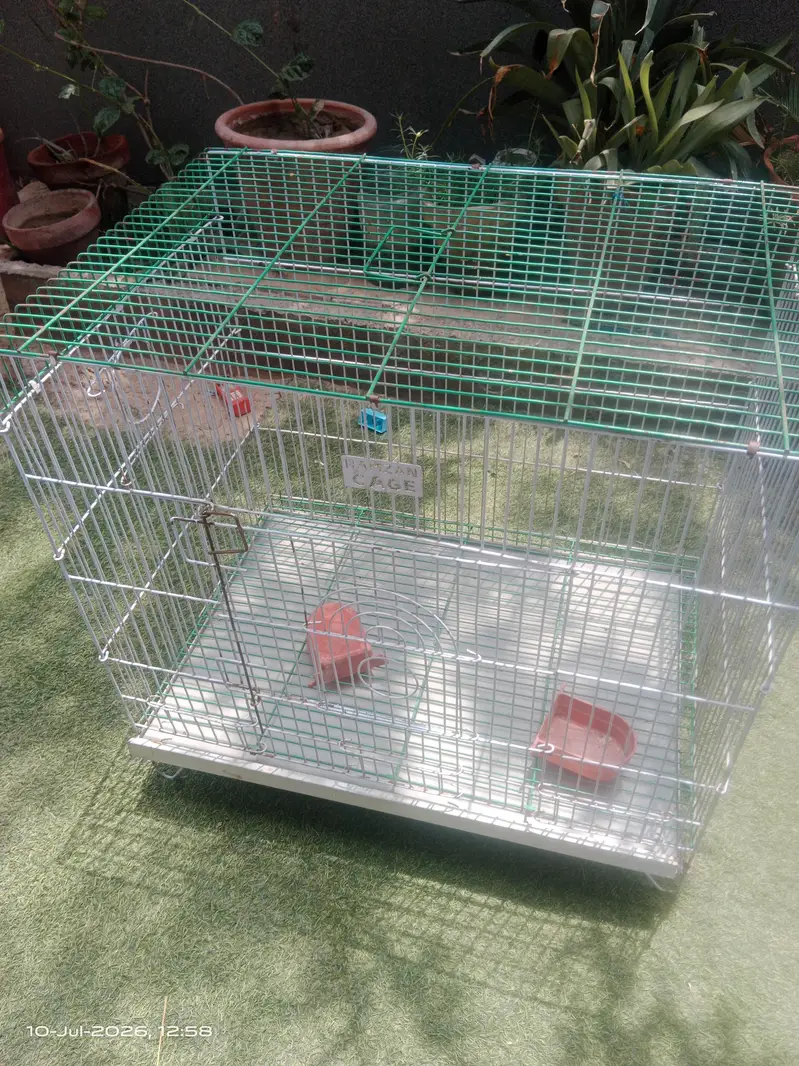 iron cage for hen, birds kitten,, — photo 2