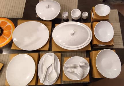 Melamine Dinner Set 72 PCs | Double Glazed | Dynea | Premium Quality