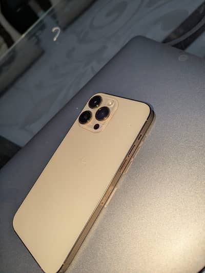 14 pro max/PTA/256gb/Gold