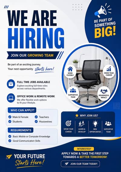 Customer Support Executive (Work From Home / Office)