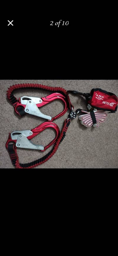 CAMP Safety Complete Height Safety Kit Harness Lanyard