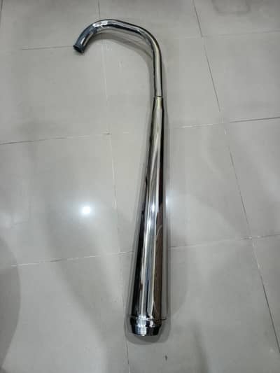 CG 125 Crome Silencer