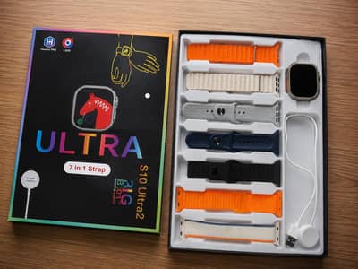 ‎ S10 Ultra 2 Smartwatch (7 in 1 Strap Set) For Sale!