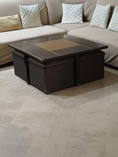 center table with 4 seats
