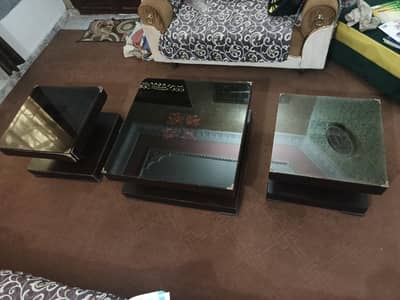 Modern 3 Piece Center Table Set