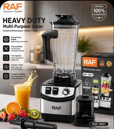 RAF HEAVY DUTY JUICER. 2 in 1