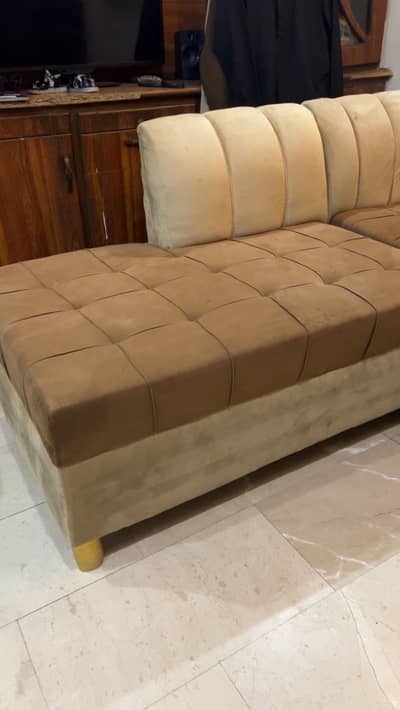 5 seater L shaped sofa