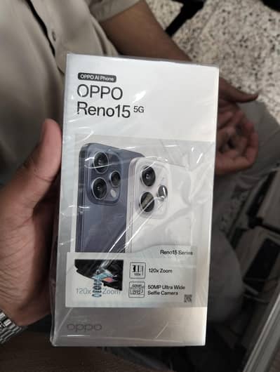 OPPO Reno 15 (5G) 12GB,256GB just box open. . 03207336717