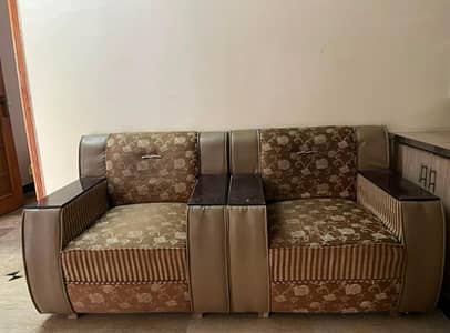 2 single seater and 1 double seater sofa