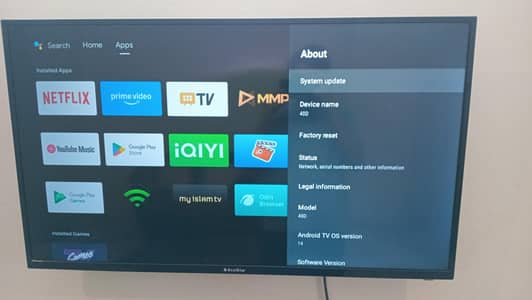 EcoStar 40" LED TV – Excellent Condition