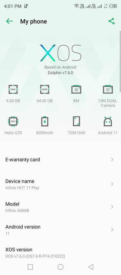 Infinix Hot 11 Play