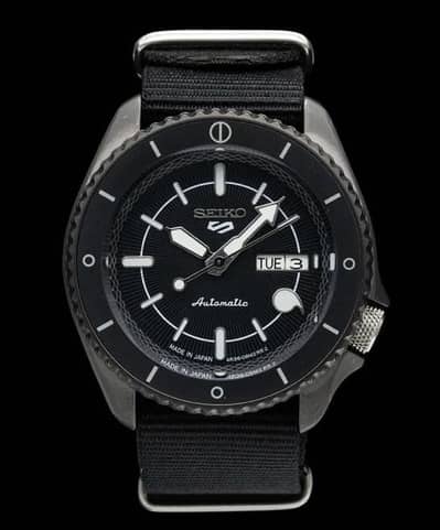 Seiko 5 Sports Automatic NARUTO & BORUTO Limited edition Ref. SRPF75K1