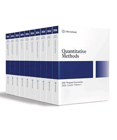 CFA Program Curriculum Level 1 2026 10 Volume