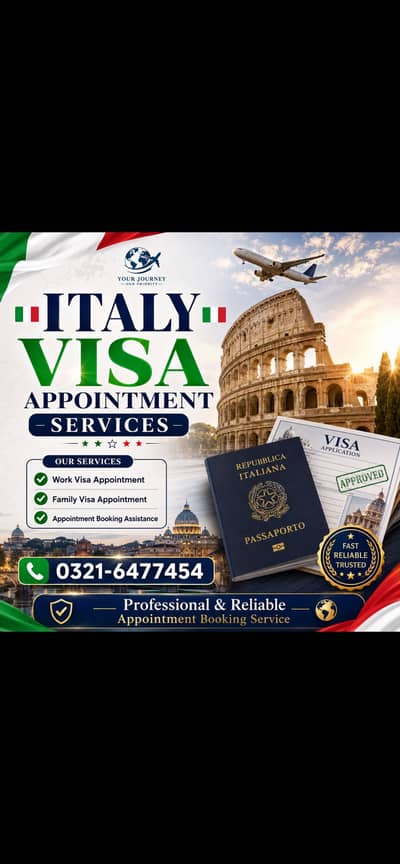 Italy work visa appoinment