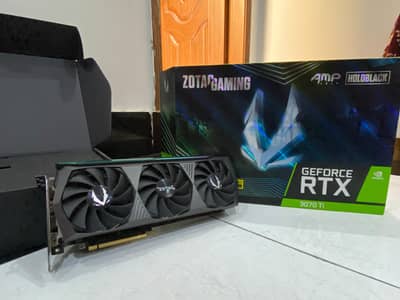ZOTAC RTX 3070 Ti AMP HoloBlack 8GB |1440p Ultra Gaming | With Box