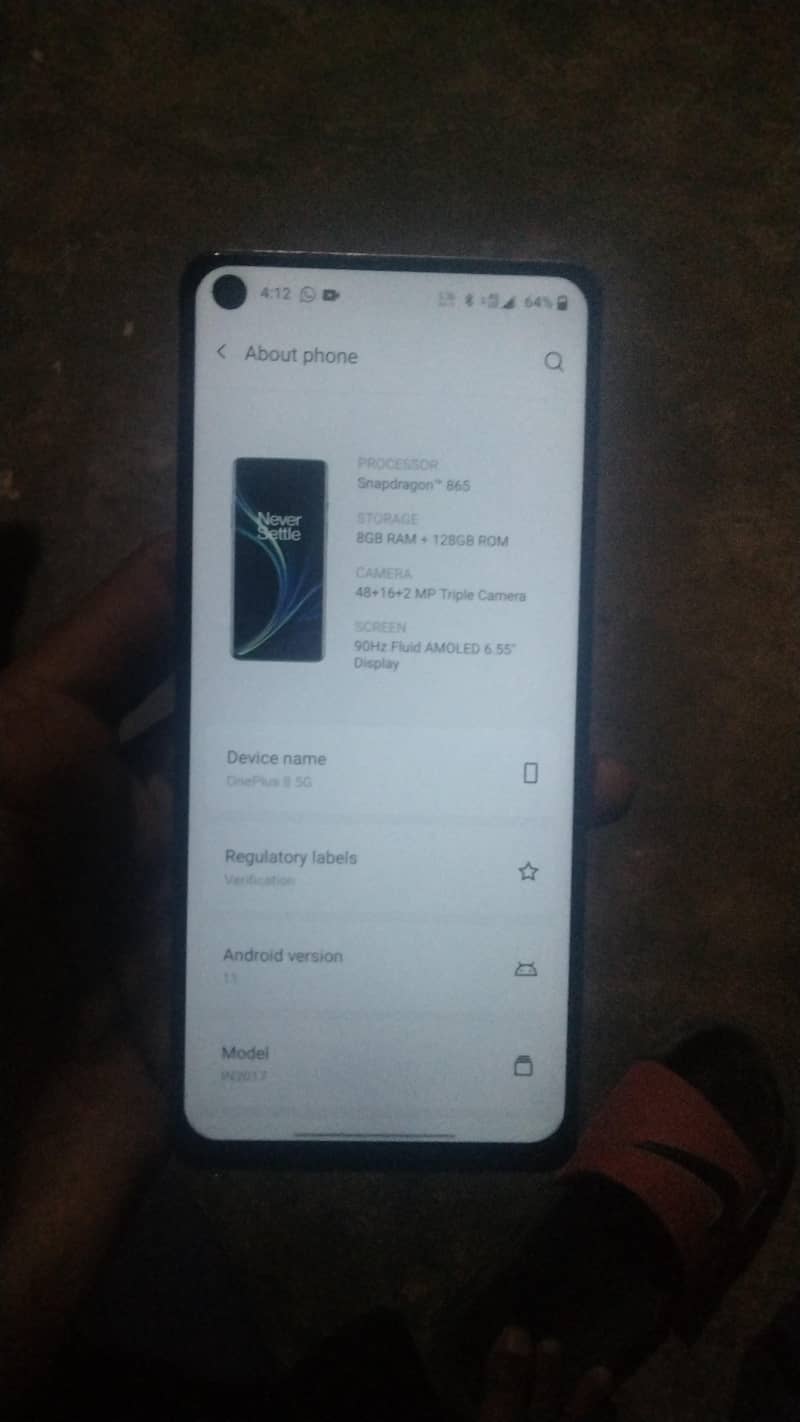 One Plus 8 0