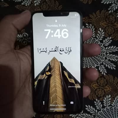 I phone x non pta panel change back crack no face id