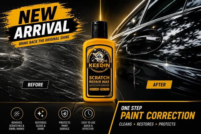 Keedin Scratch Repair Wax – One Step Paint Correction & Car Scratch Remover Polish