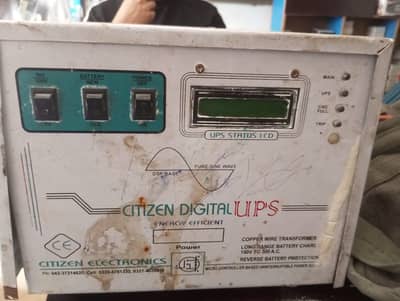 Citizen Digital Pure Sine Wave UPS – Heavy Duty