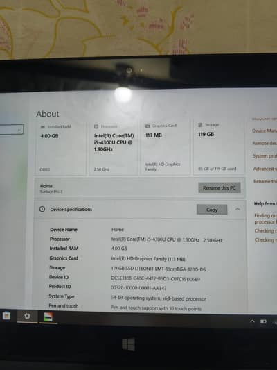 Surface pro 2