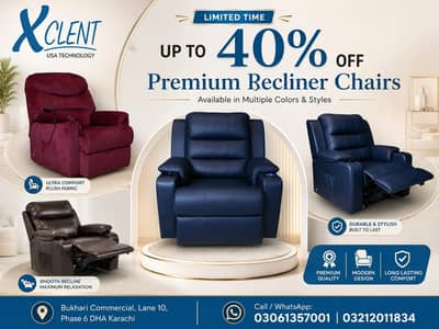 Motorised Recliner With Italian Veneer