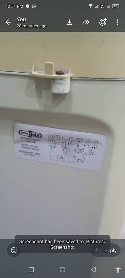 Washing machine with dryer