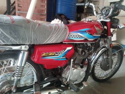 Honda cg 125 fresh new 1 hand used bike 2024 model sealed engine