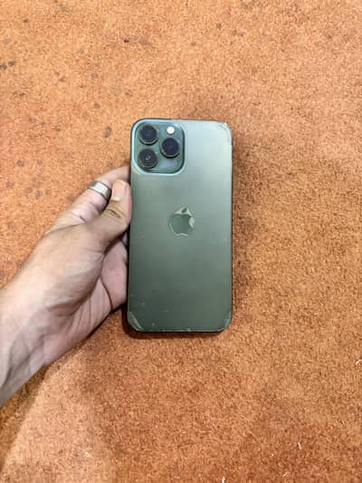 iphone 13 pro max alpine green titanium