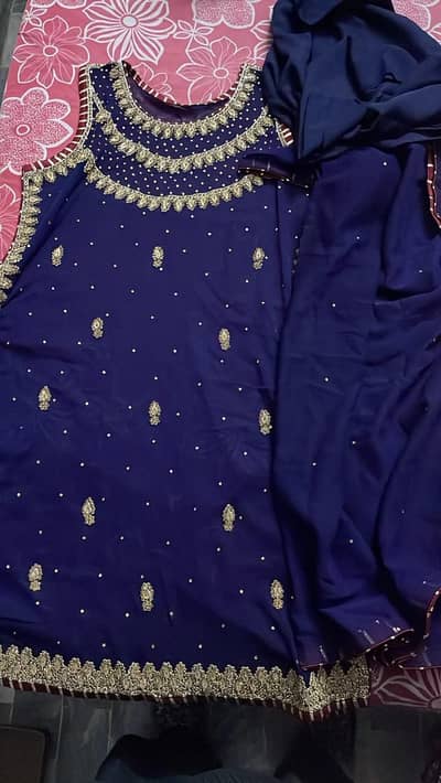 beautiful Eastern dress unstitched good condition
