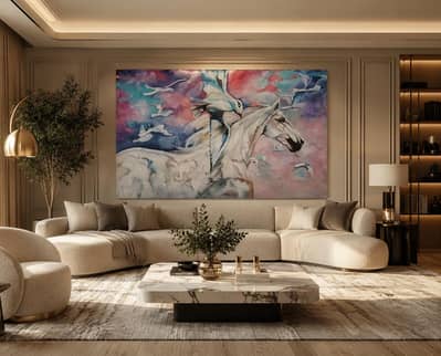 beautiful horse painting