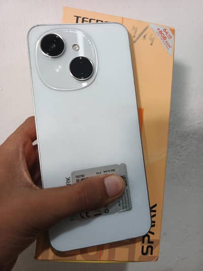 Tecno Spark Go 1  4/64 with only box 10/10 condition