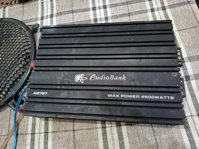 Amplifier and sub woofer for sale