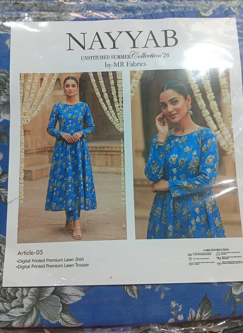 *2pc  all over | Unstitched soot | lawn collection* 3