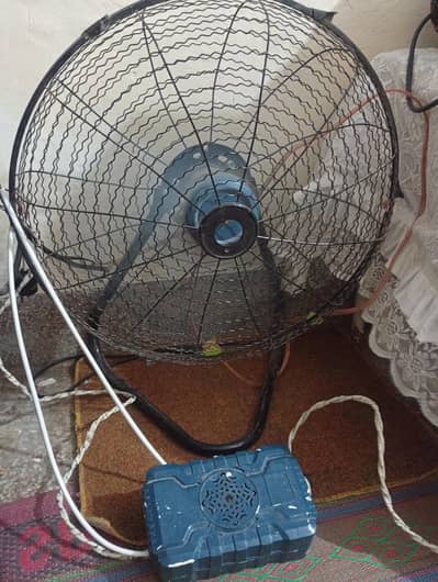 floor fan with supply