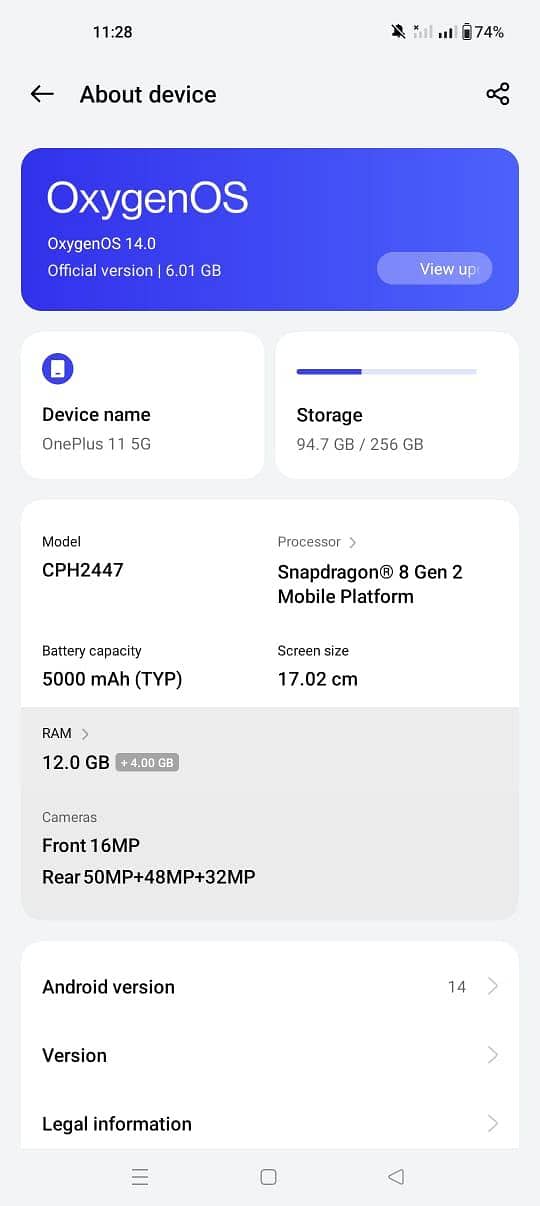 One Plus 11 5