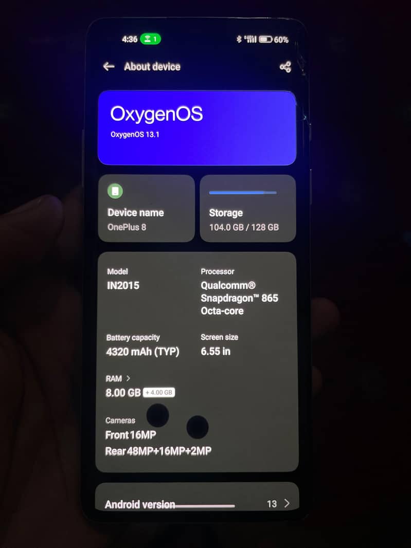 One Plus 8 6