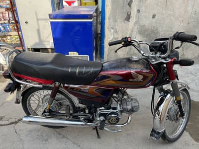 Honda cd70 red colour