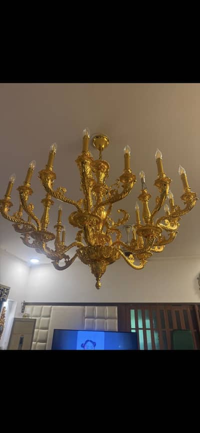 Elegant Luxury Gold Chandelier – Statement Lighting Piece