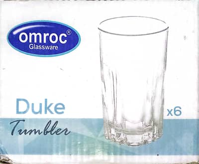 Brand New Omroc Duke Tumbler Glass Set (6 Pcs) on Discount