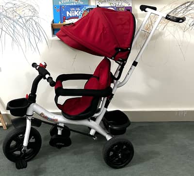 Kids tricycle with shade