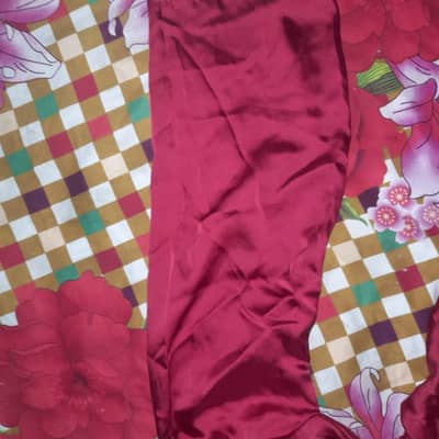 Cherry colour Red gown