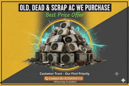 Old AC Sale & Purchase Dead AC SPILIT / WINDOW/ HAIER / GREE Purana AC